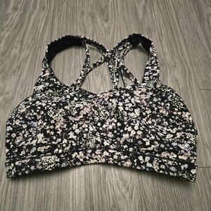 Lululemon Free To Be Wild Sports Bra 6 Floral Spritz Multi